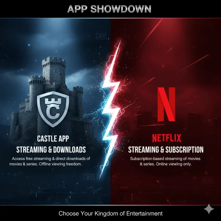Comparison Between Castle App and Netflix