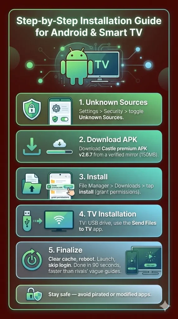 Step-by-Step Installation Guide for Android & Smart TV